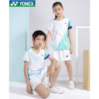 Yonex เสื้อเทนนิสใหม่ฤดูร้อน2023กีฬาบาสเกตบอลสำหรับทั้งหญิงและชายวิ่งแห้งเร็วเสื้อผ้าแข่งกีฬาดูดซับเหงื่อระบายอากาศได้ดีและสวมสบาย