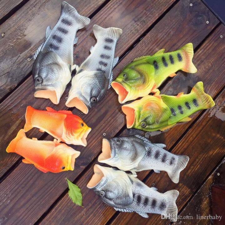 creative-bath-home-fish-รองเท้าแตะรองเท้าแตะชายหาดรองเท้าแตะผู้ใหญ่และเด็ก-shoes