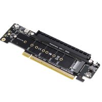 มีมูลค่า Pcie4.0อะแดปเตอร์ต่อ X8x4x4อะแดปเตอร์ Pcie X16ต่อ Pci Express 4.0การขยายคอนโทรลเลอร์โฮสต์ภายใน