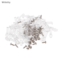 Witkitty วงเล็บยึด50pcs LED Waterproof Strip CLIP คลิปยึดด้านเดียว