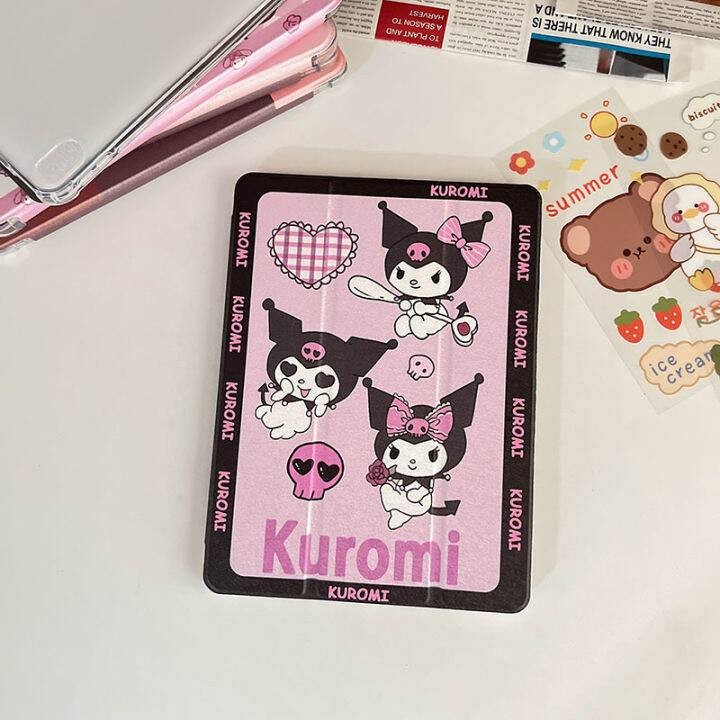 เคสสำหรับไอแพด-เคสสามพับ-มีช่องปากกา-หลังใส-เหมาะสำหรับ-air3-10-5-pro-10-5-gen7-gen8-gen9-10-2-air1-air2-gen5-gen6-9-7-air4-air5-10-9-compatible-case-สินค้าพร้อมส่ง