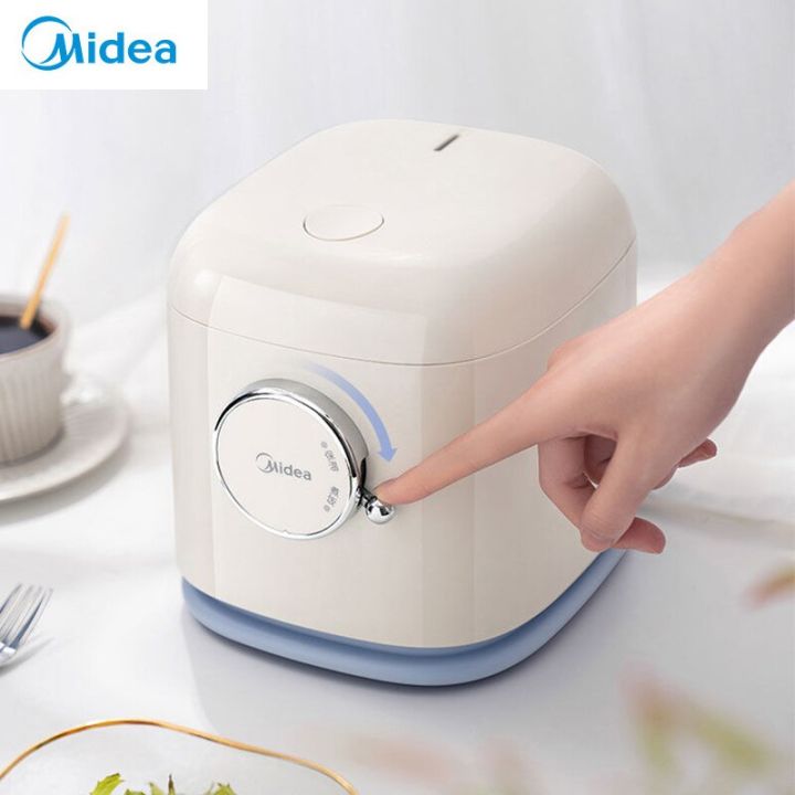 midea-หม้อหุงข้าวแบบพกพา1-2l-ความจุที่สวยหรูขนาดเล็กมัลติฟังก์ชั่สมาร์ทหม้อหุงไฟฟ้า220โวลต์-240โวลต์หอพักที่มีอยู่200วัตต์