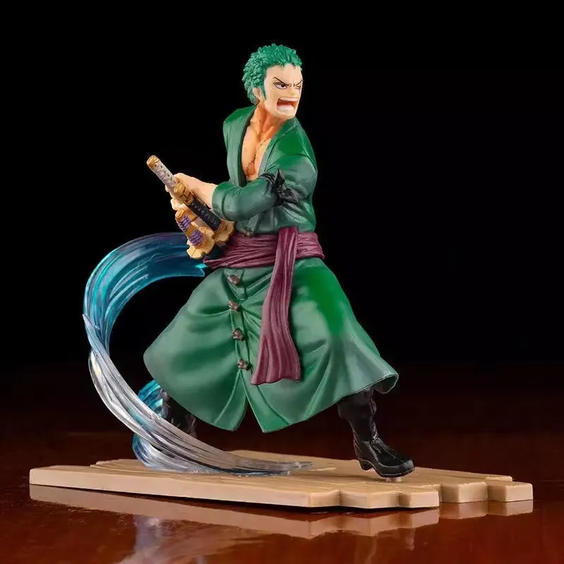 LIUSHUI One Piece Anime Heroes Figure Zoro PVC Indonesia