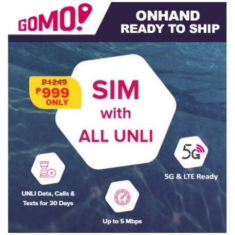 gomo sim unlimited data