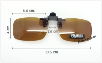 คลิบออนกันแดด Sport Yellow Lens Clip on รุ่น K03 (แบบเปิด-ปิด)