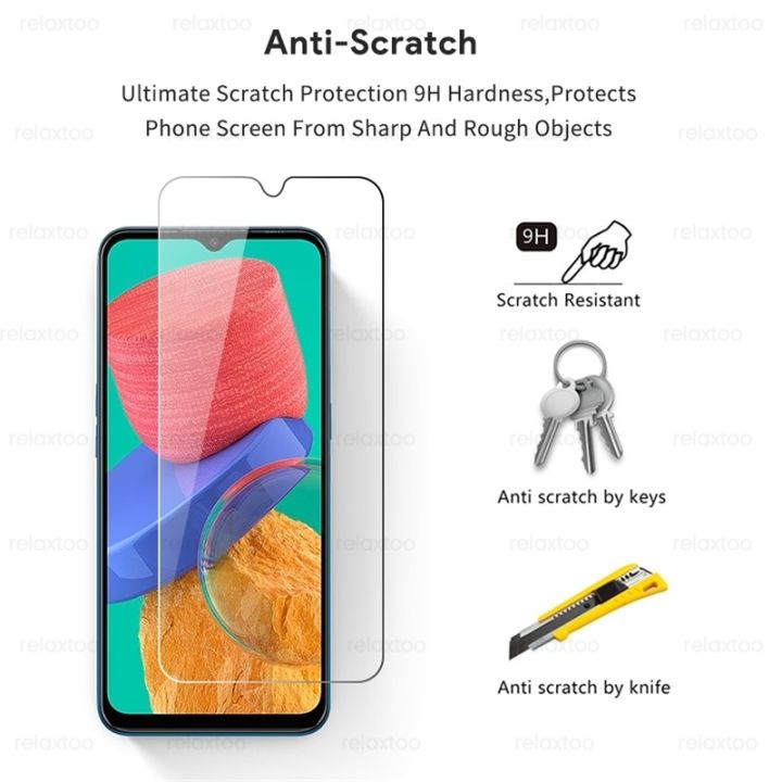 ฟิล์มป้องกันความปลอดภัย-ฟิล์มเกราะป้องกันหน้าจอป้องกันการระเบิด-samsung-galaxy-คลุมทั้งหมดกระจกนิรภัยสำหรับ4ชิ้นขนาด5ก-2022ม-33ม-6-6-quot