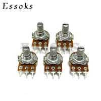 【CW】 5PCS WH148 B 1K 5K 10K 20K 50K 100K 250K 500K 1M Ohm B100K 15mm 3 Pin Linear Taper Potentiometer Resistor for