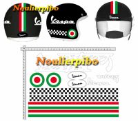 Personalized Car Sticker Helmet Vespa Kit Martini Strip Banner Italy Circle Helmet Vinyl Car Window Body Sticker Accessories