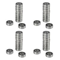 40Pcs 628RS 8mmx24mmx8mm Double Sealed Miniature Deep Groove Ball Bearing