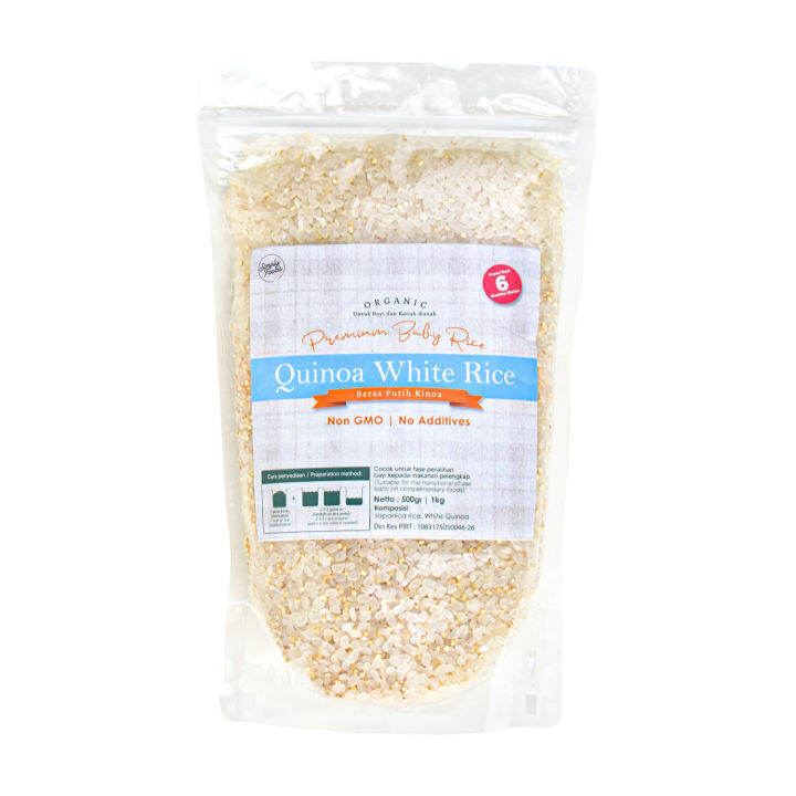 Premium Baby Rice ( Quinoa White Rice ) 500 Gr Lazada Indonesia
