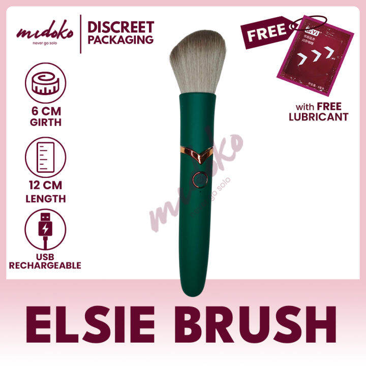 Midoko Rechargeable Secret Sexual Vibrating Brushes Soft Fashionable