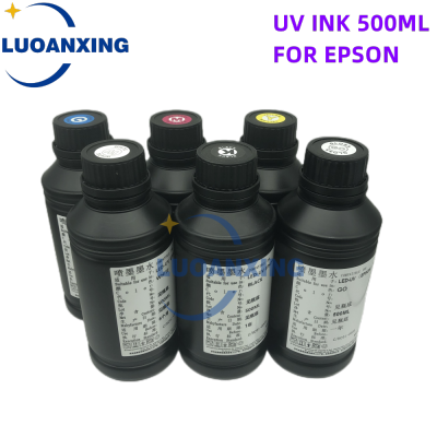 หมึก500Ml250mlbottle LED หมึกสำหรับ Epson UV L805 L1800 L800 R290 R330 1390 1400หมึก UV เคลือบเงาวานิชหมึกพิมพ์ UV UV