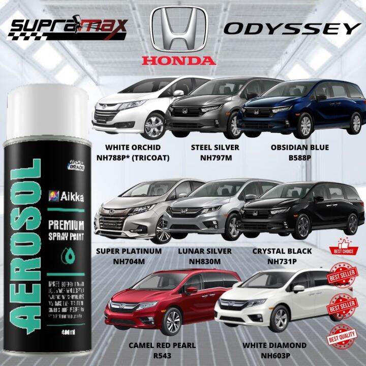 [Honda Odyssey] SUPRAMAX Aerosol Spray 2K Paint/ Car Body Touch Up ...