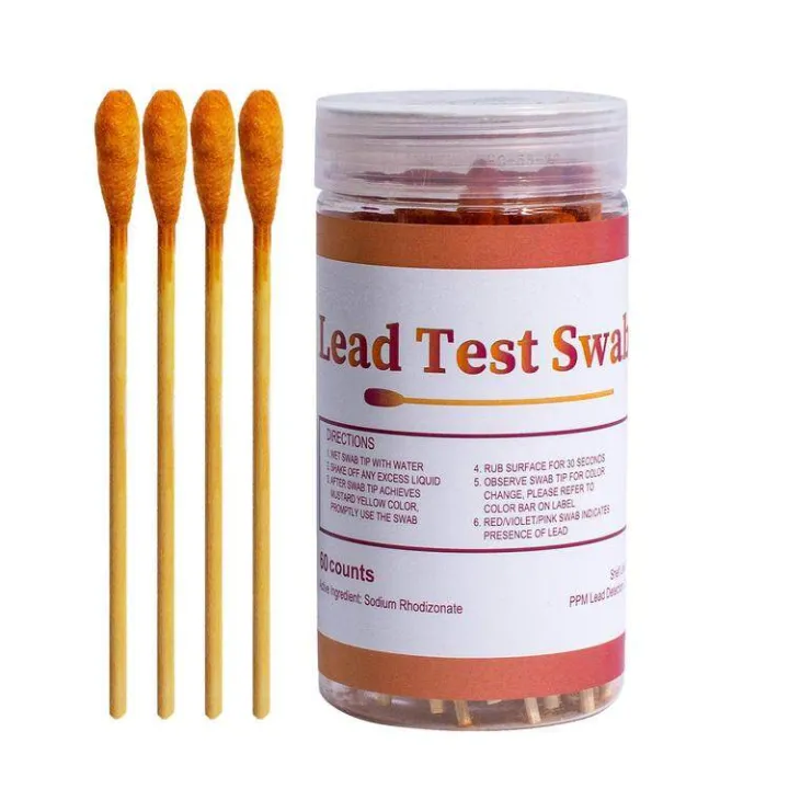 Lead Test Swabs Lead Paint Test Kit with 30 Pcs Test Swab Rapid Test