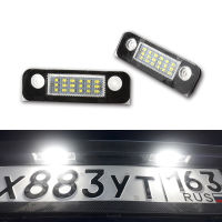 2PCS No Error LED Car Number License Plate Light For Ford12v white For Ford Fiesta Fusion Mondeo MK2 Signal Lamp License Lights