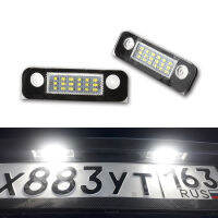 2PCS 12V White LED License Number Plate Light No Error For Ford Fiesta Fusion Mondeo MK2