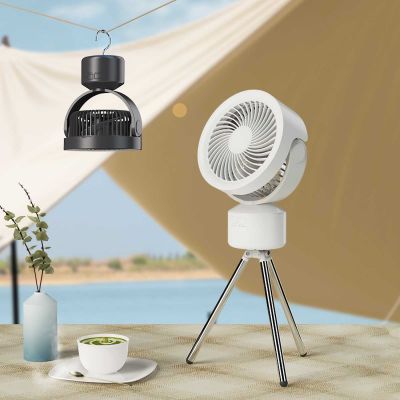 [COD] New multifunctional tripod fan outdoor usb tent mosquito repellent ceiling