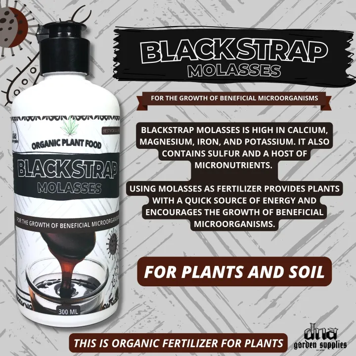 DNA BLACKSTRAP MOLASSES / ORGANIC FERTILIZER FOR PLANTS / ORGANIC PLANT