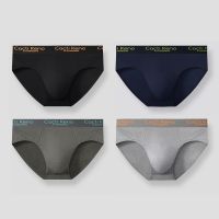 Mens cotton comfortable elastic waist briefs new sexy breathable plus size underwear gift box 4PC