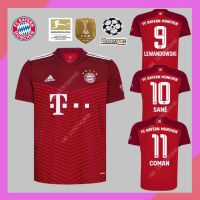 [Spot] High-Quality Fan Version 2021 2022 Bayern Munich Home Jersey Football Jersey Shirt 21/22 Bayern Munich Home Jersey KIMMICH GNABRY LEWANDOWSKI SANÉ MÜLLER COMAN