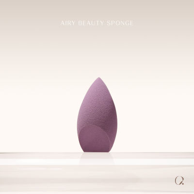 QOOCOS Airy Beauty Sponge ฟองน้ำแต่งหน้า รูปไข่ รุ่นบางเบา