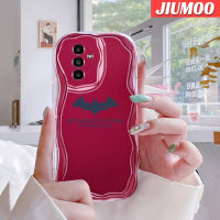 JIUMOO เคส A14 A04s A13กาแล็คซี่5G ลายการ์ตูนแบทแมนเนื้อครีมกันกระแทกแบบใสนิ่มเคสมือถือสร้างสรรค์เคสโปร่งใสลายกล้องถ่ายรูปเรียบง่ายป้องกัน