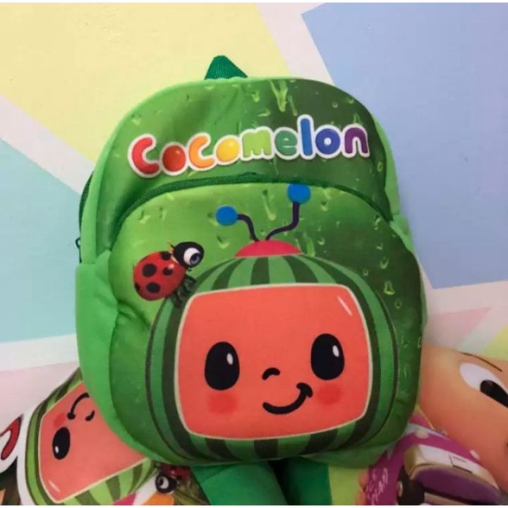 COCOMELON BACKPACK BAG FOR kids Or cocomelon bag with toy | Lazada PH