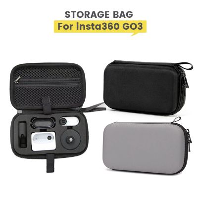 กระเป๋าใส่เหรียญขนาดเล็กแบบพกพาสำหรับ Insta360 GO 3เคสพกพากระเป๋าถือกล่องนิรภัยสำหรับ Insta360กล้องโก3
