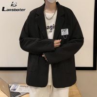 Lansboter เสื้อสูทชายนัวเนียและหล่อเสื้อสูทสีขาวระดับไฮเอนด์