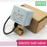 AC220V DN15(G 1/2 ) 2 way 3 wires brass motorized ball valve/ electric actuator motor operated brass ball valve