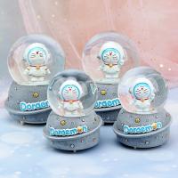 Creative Music Box Snow Crystal Ball Music Box Children Student Gift Christmas Spaceman Jingle Cat Cartoon toy