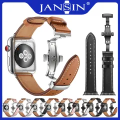 Genuine Leather Apple Watch Band Strap for iWatch Series 9 8 7 6 5