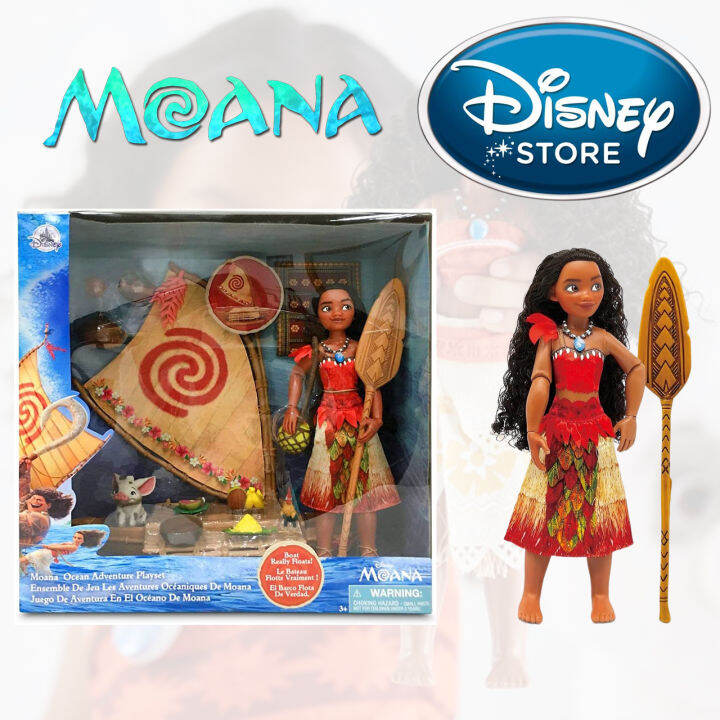 Shop Disney Moana Ocean Adventure Classic Doll Play Set ราคา 1,890 ...