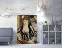 Pierre-Auguste Renoir, La Loge-ศิลปะบนผืนผ้าใบสำหรับติดกำแพงงานพิมพ์ศิลปะ1ชิ้นกรอบด้านในหรือไร้กรอบ