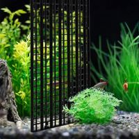 【cw】 4PCS Aquarium Divider Isolation Clip Partition Plate With 8 Cups Clamp Separation Grille ！