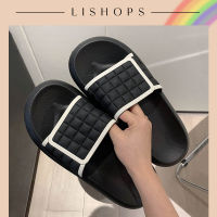 Lishops ?รองเท้าแบบสวมแฟชั่นสุดเกร๋  ทรงสวมลายวาฟเฟิลโคตรสวย?ใส่แล้วน่ารักเบาๆตะมุตะมิ เลือกเลย3สีจุกๆ