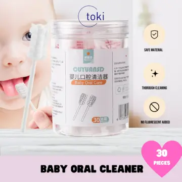 Baby Cotton Swab Mouth Tongue Cleaner Oral Cleaner