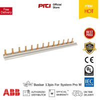 ABB Busbar 13pin for System Pro M บัสบาร์ 13 พิน 2CDLT210001R1013