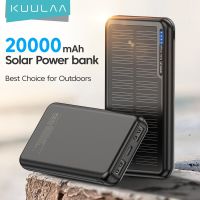 KUULAA 20000mAh Solar Power Bank Fast Charging External Battery Outdoor Portable Phone Charger For Xiaomi iPhone 14 13 12 11 Pro ( HOT SELL) Coin Center