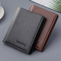 Feng Qiao shopMen Wallet Ultra Thin Soft Wallet  Mini Credit Card Wallet Card Holder Men Pu Leather Wallet Thin Small Wallets