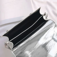 Fashion Shiny Clamshell Hasp Crossbody Bags High Capacity Pu Leather Chain Shoulder Bags High Quality Luxury Travel Designer Bag