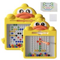Magnetic Drawing Board Duck Doodle Board For Kids Magnetic Bead Drawing Board Magnetic Dot Art Montessori Preschool Educational Toys diplomatic