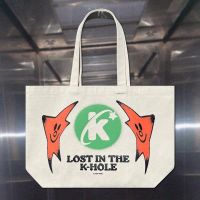 Hoomeward Bound กระเป๋าผ้า LOST IN THE K-HOLE TOTE BAG