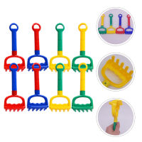 WINOMO 8 ชิ้น Sand Rake Toy ของเล่นขุดลอกทรายของเล่นทรายชายหาด Summer Beach Rake Toy