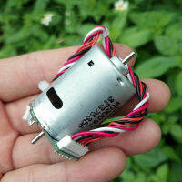 Johnson Rs-385 Micro 27.5มอเตอร์อิเล็กทริค Dc 12V-24V 13600Rpm เพลาคู่แรงบิดขนาดใหญ่พร้อมตัวเข้ารหัสความเร็วฮอลล์บอร์ด Pcb 7สาย