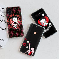 อ่อนนุ่ม ซิลิโคน เคสโทรศัพท์ หรับ iPhone 13 14 G9 Moto 12 G8 Play Mini SE Power Max Plus Pro ปก โปร่งใส TPU To-176 Betty Boop