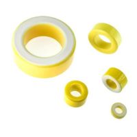 1Pc T157-26 40mm x 23.5mm x 15mm Iron Core Power Inductor Ferrite Rings Toroid Color Yellow White 40x23.5x15mm Electrical Circuitry Parts