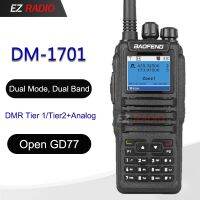 Baofeng ว็อกกี้ท็อกกี้ดิจิตอลวิทยุ DMR DM แบบ Dual Band อนาล็อก DM-1701 Tier 1+ 2เปิดคู่ GD77อัปเกรดรุ่น DR-1801