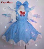 Cos-mart Gametouhou Project Cirno Cosplay Costume Cute Sweet Uniform Dress Activity Party Role Play Clothing S-xl - Cosplay Costumes - AliExpress