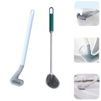 Silicone Toilet Bowl Brush With Hook WC Toilet Cleaning Tool Accessories Flexible Bendable Bathroom Toilet Brush Towels